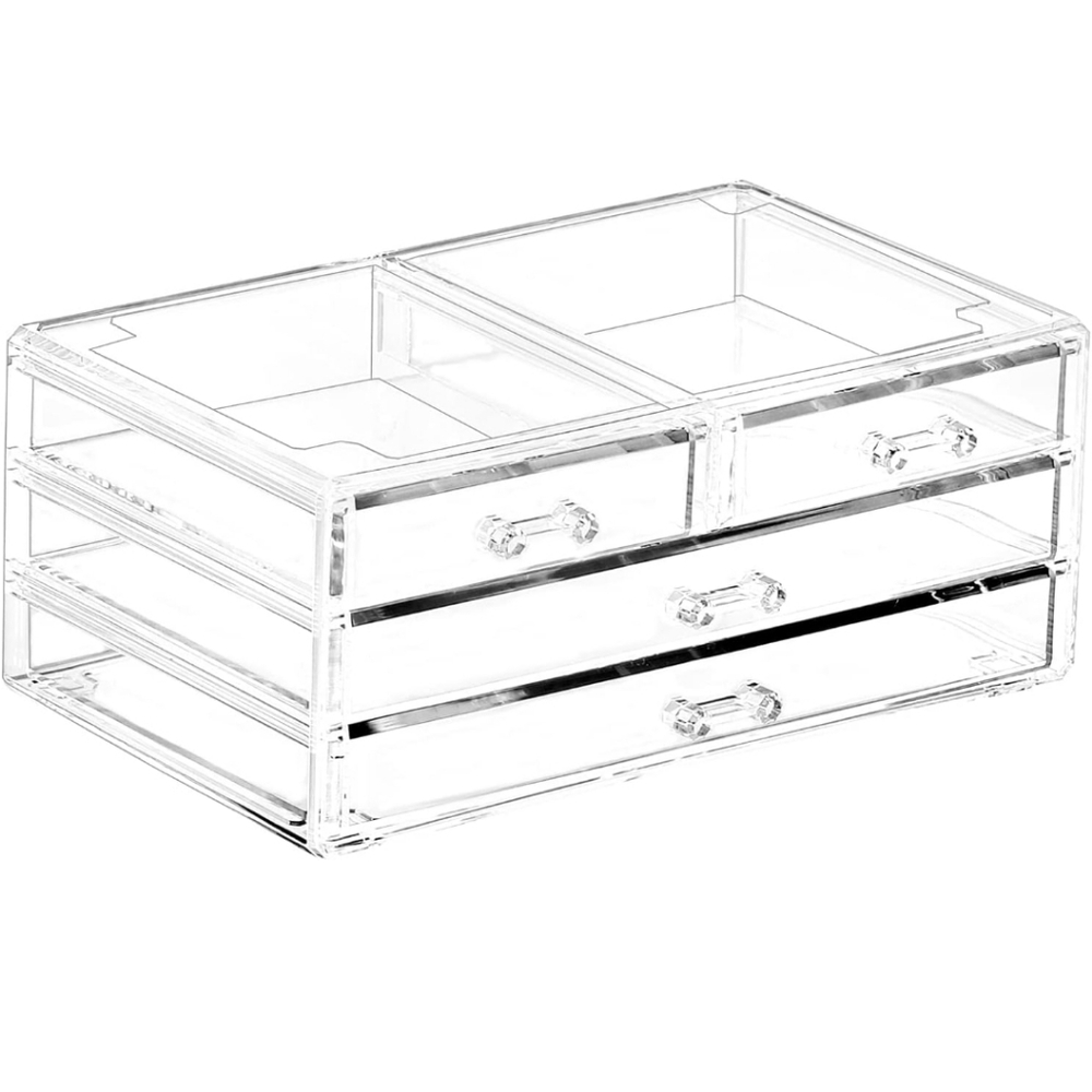 Clear Plastic Stackable Storage Bins